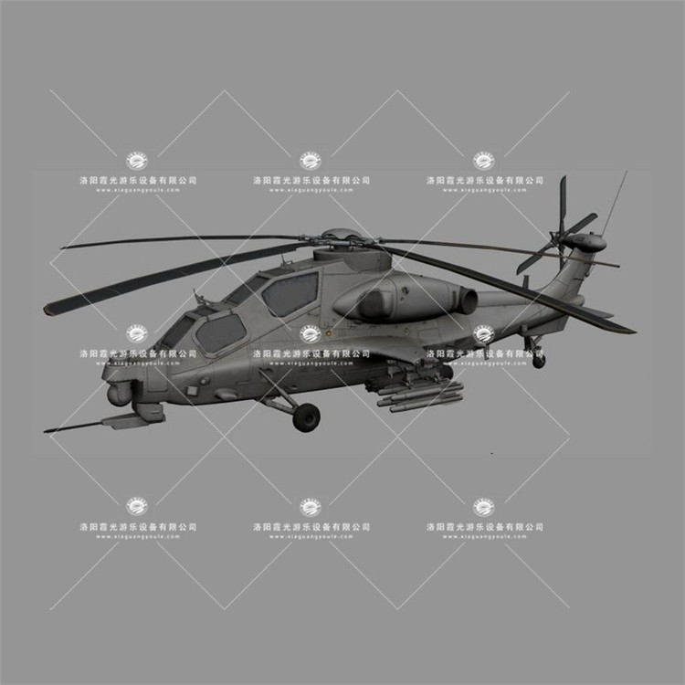 临桂武装直升机3D模型