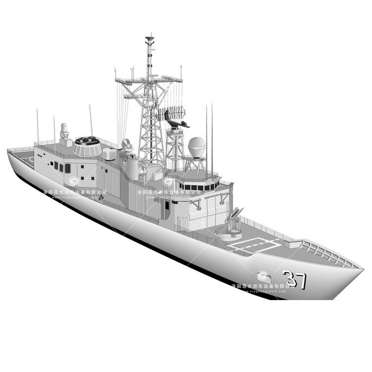 临桂充气侦查船模型
